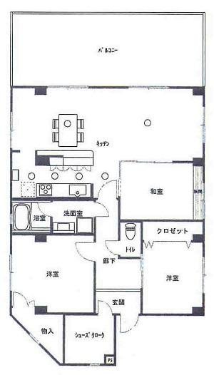 三紀ビル301間取図